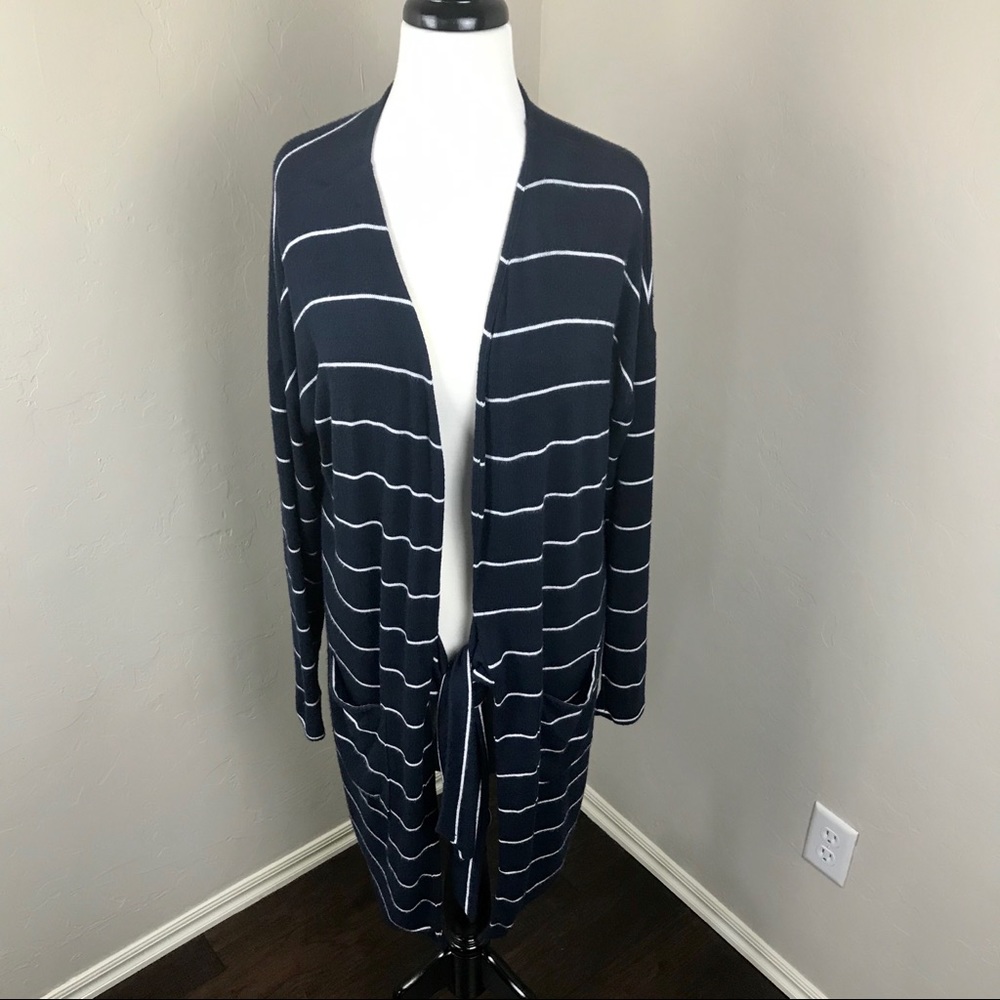 NWT! J. Crew Lightweight Striped Cardigan Sweater